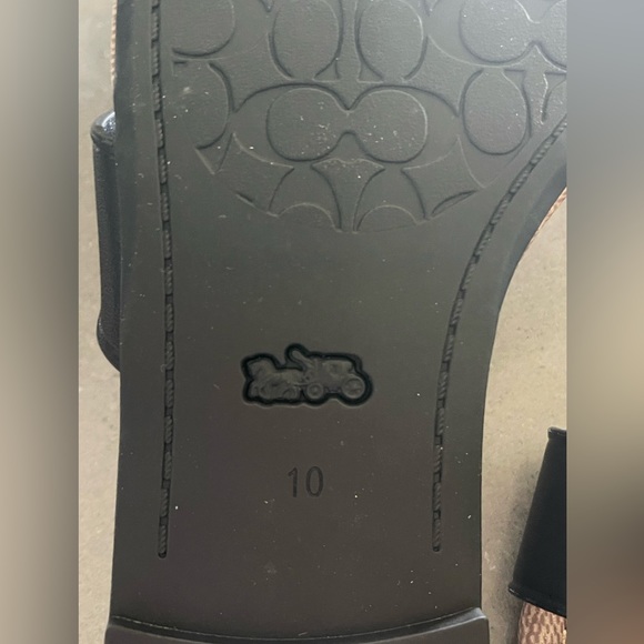 NEW Coach Essie Sandal in black leather - Picture 10 of 10